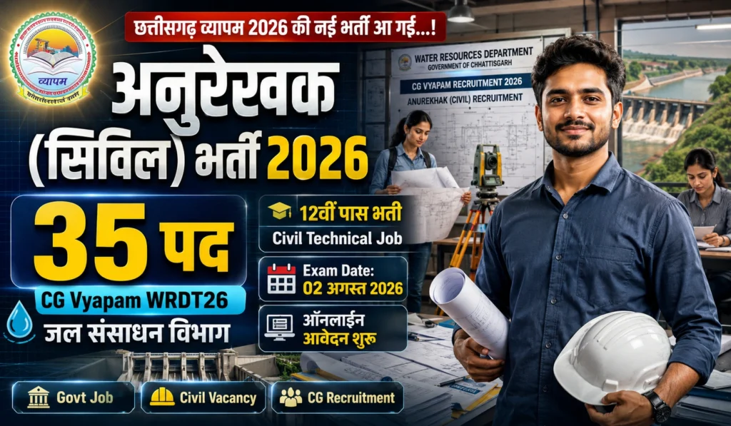 CG Vyapam Tracer Recruitment 2026