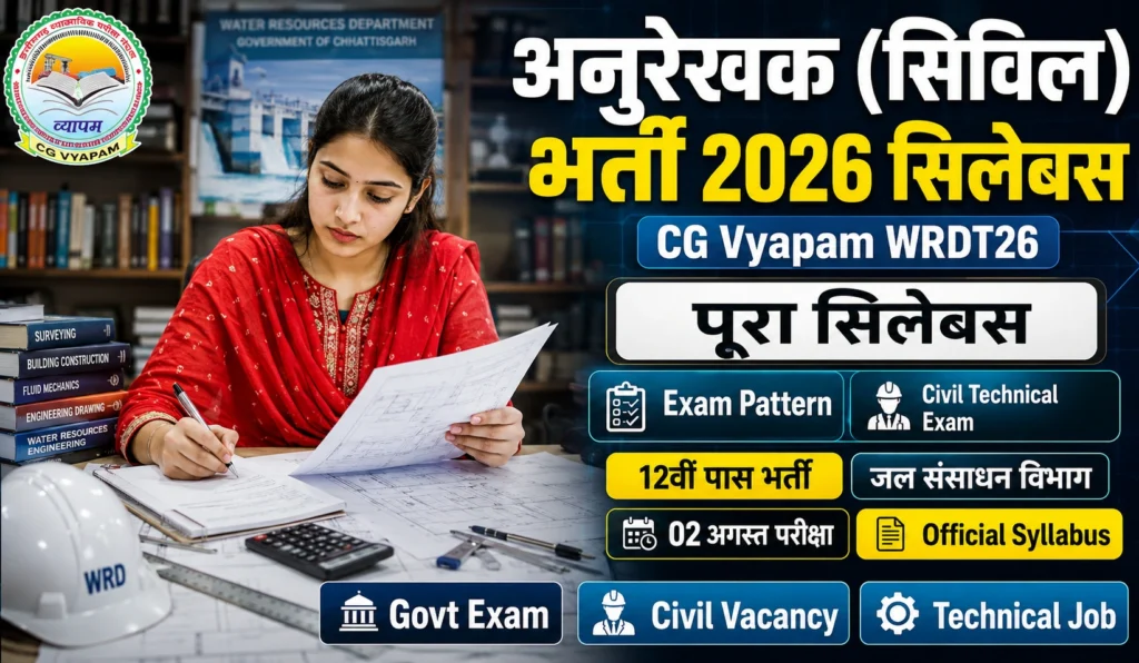CG Vyapam Tracer (Civil) Syllabus 2026