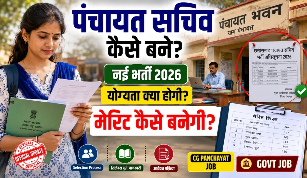 CG Gram Panchayat Sachiv Vacancy 2026