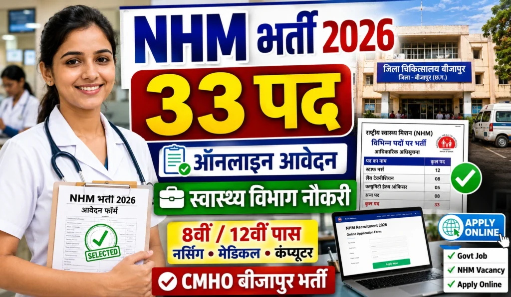 NHM Bijapur Recruitment 2026
